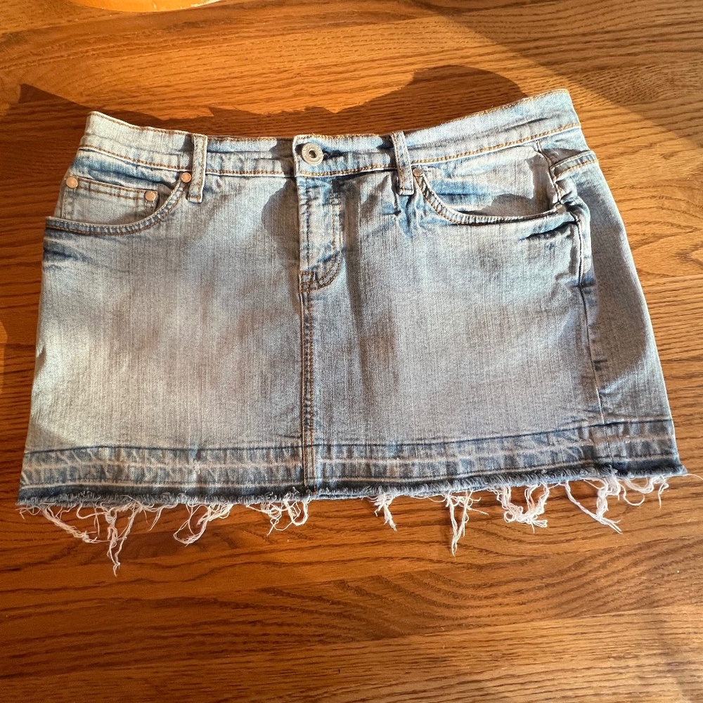 Vanilla Star Denim Mini Skirt NWOT Jr 13